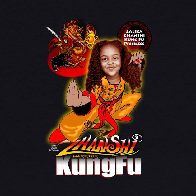 Zalika Kung Fu Princess by MyTeeGraphics